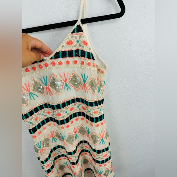 RAGA SILVER SUN Scooped Back BEADED DRESS - Picture 9 of 16